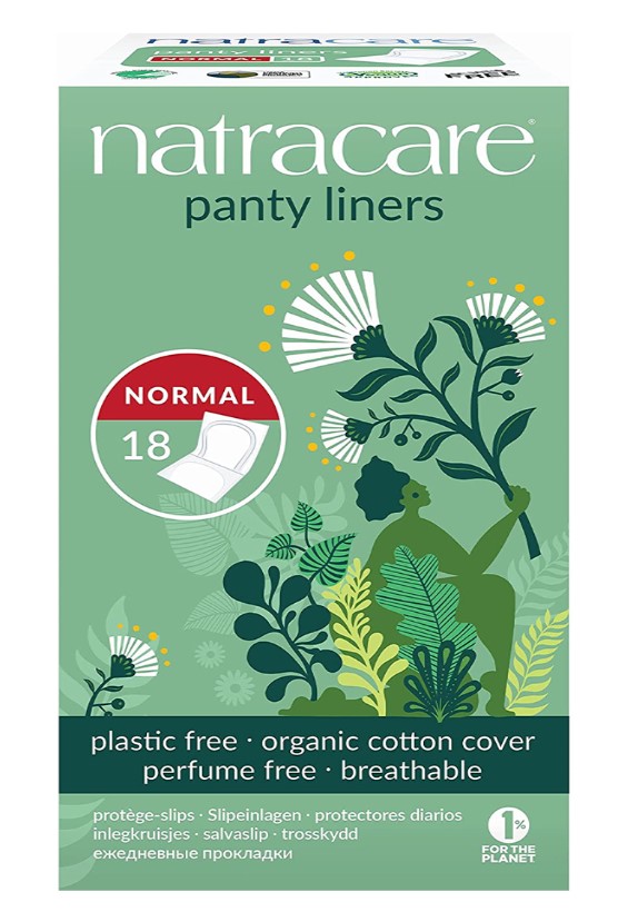 Natracare, Normal Cotton Panty Liners Single Wrapped, 18pcs