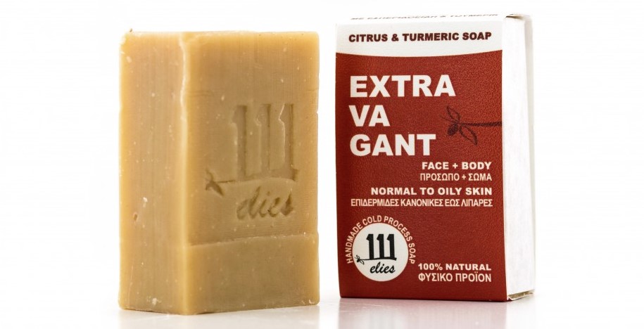 111elies, Extravagant Citrus & Turmeric Soap, 100g