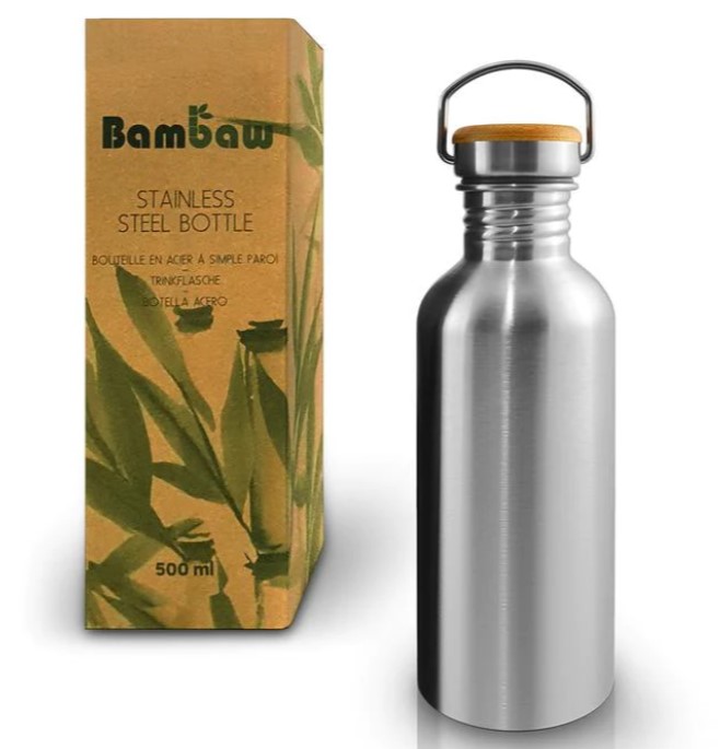 Bambaw, Stainless Steel Bottle, 500ml