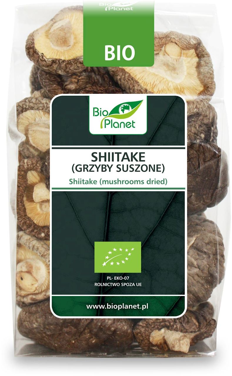 Bio Planet, Shiitake Mushrooms Dried, 50g