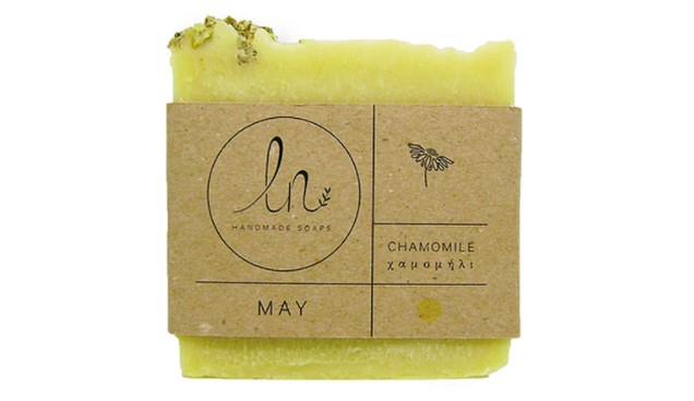 LN Handmade Soaps, The Chamomile Olive Oil Soap - May, 100g