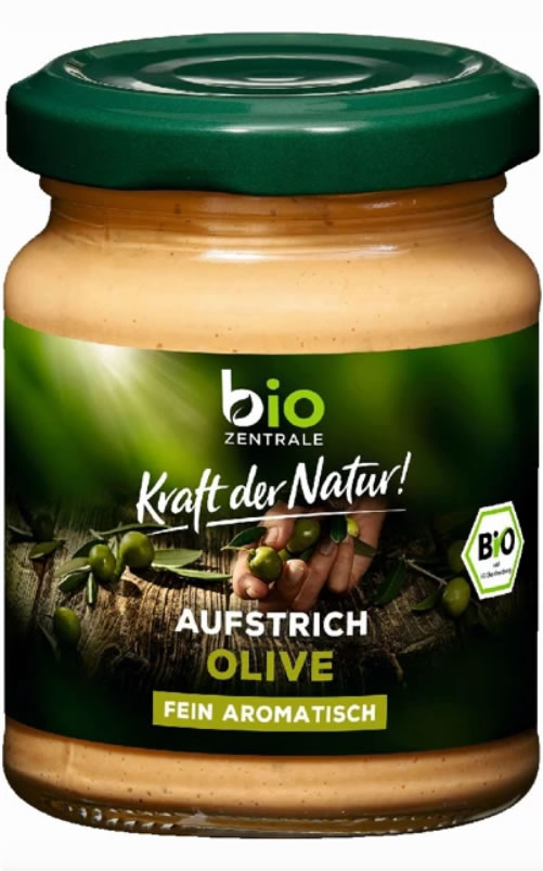 Bio Zentrale, Spread Olives & Sunflower Seeds, 125g