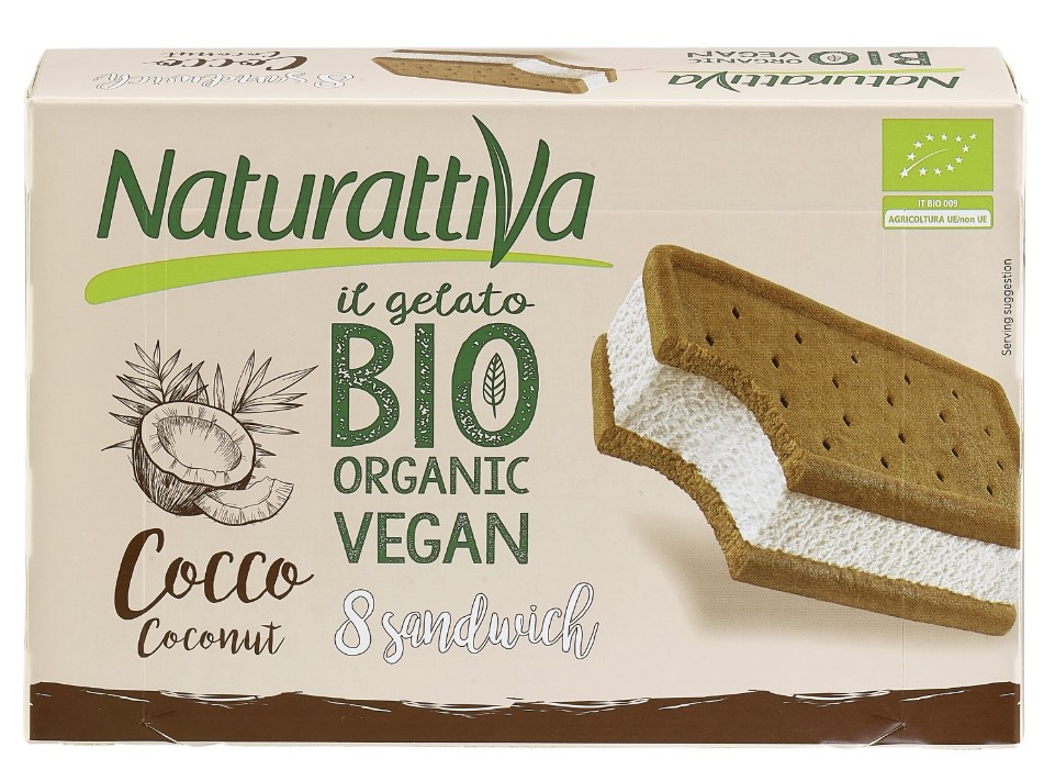 Naturata, Coconut Ice Cream Sandwich, 568ml