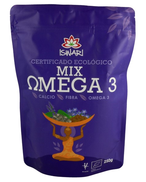 Iswari, Flaxseed & Chia Omega 3 Mix, 250g