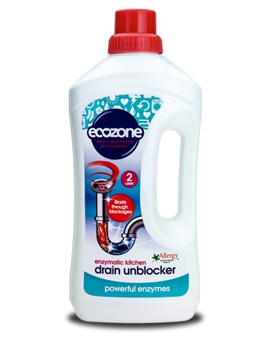 EcoZone, Enzymatic Kitchen Drain Unblocker, 1L