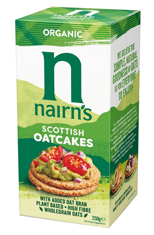 Nairn's, Scottich Oatcakes with Oat Bran, 200g