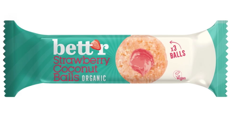 Fruit Balls with Coconut & Strawberry Filling, 45g