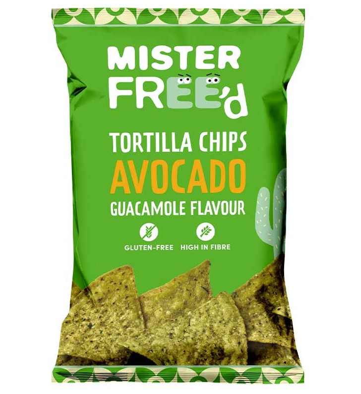 Mister Free'd, Tortilla Chips Avocado, 135g