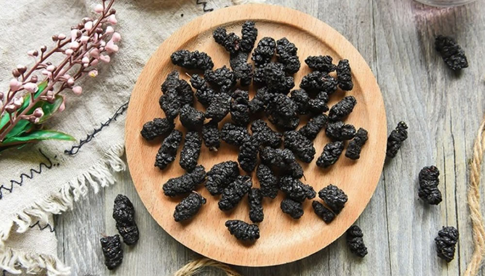 Bio Planet, Dried Black Mulberries, 100g