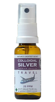Colloidal Silver Travel Spray, 20ml