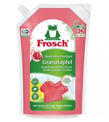 Frosch, Pomegranate Colored Laundry Detergent Liquid, 1.8L