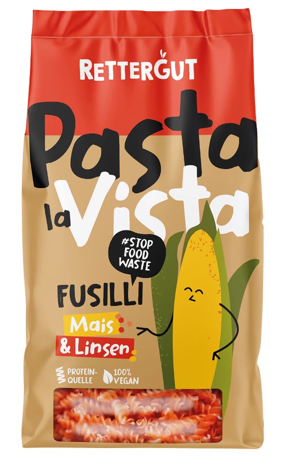 Rettergut, Corn & Lentil Fusilli, 400ml