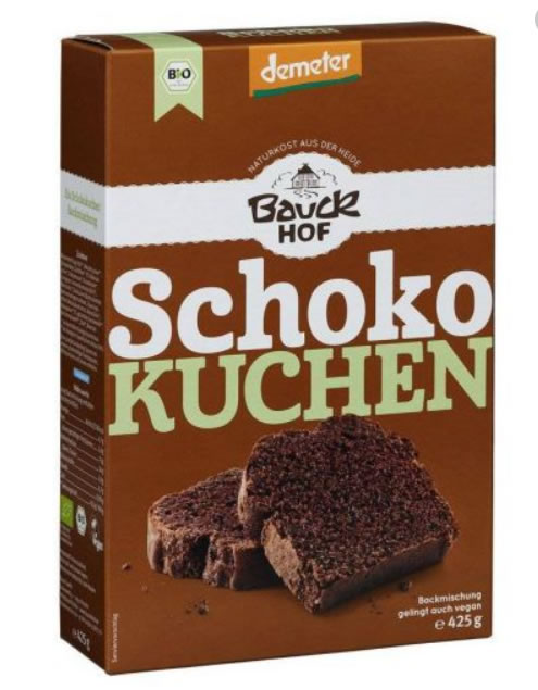 Bauck Hof, Schoko Kuchen Chocolate Cake Baking Mixture, 425g