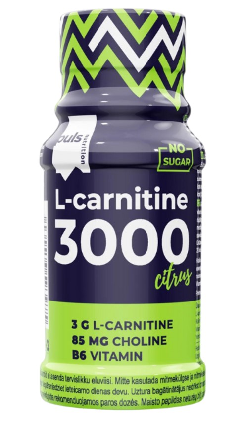 L-Carnitine 3000 Shot Citrus Flavor, 60ml