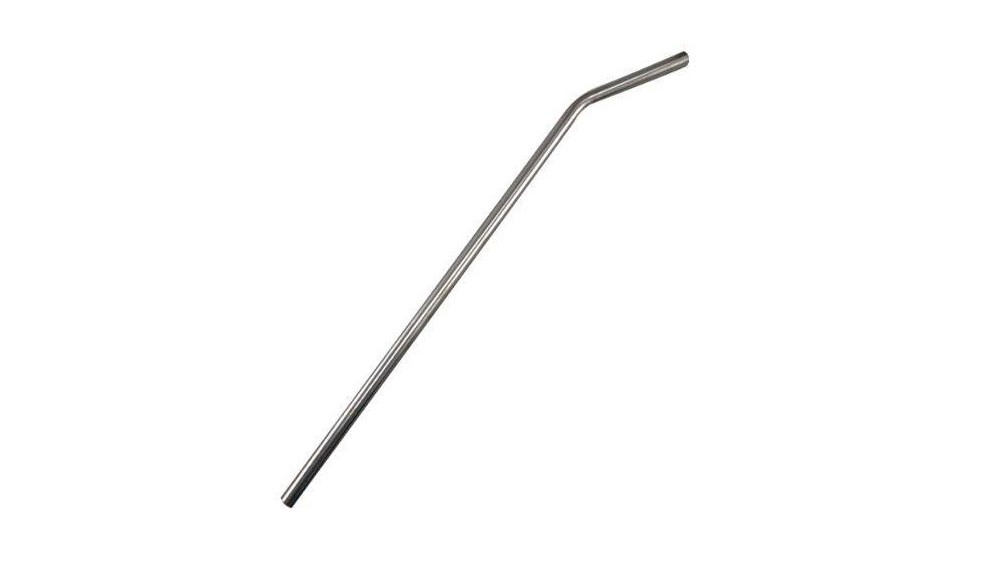 Stainless Steel Curved Straw 241x6mm, 1pc