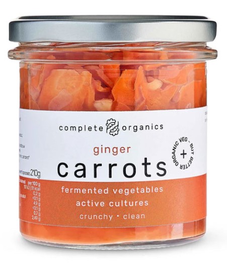 Carrot & Ginger - Fermented Vegetables, 230g