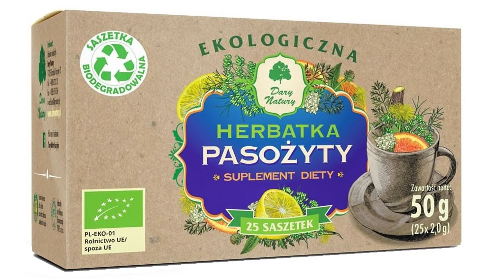 Dary Natury, Anti-Parasitic Tea, 25 bags