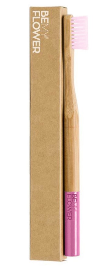 Bamboo Adult Extra Soft Pink Toothbrush