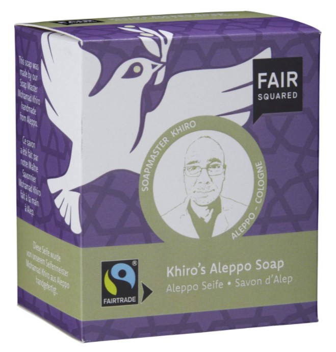Fair Squared, Khiros Aleppo Soap, 160g