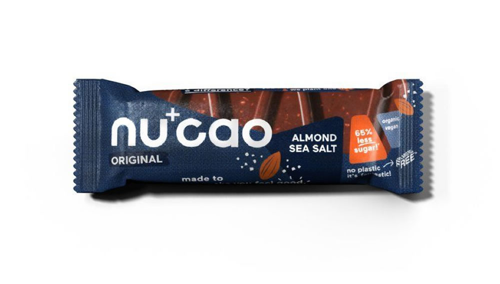 Nucao, Almond Sea Salt Bar, 40g