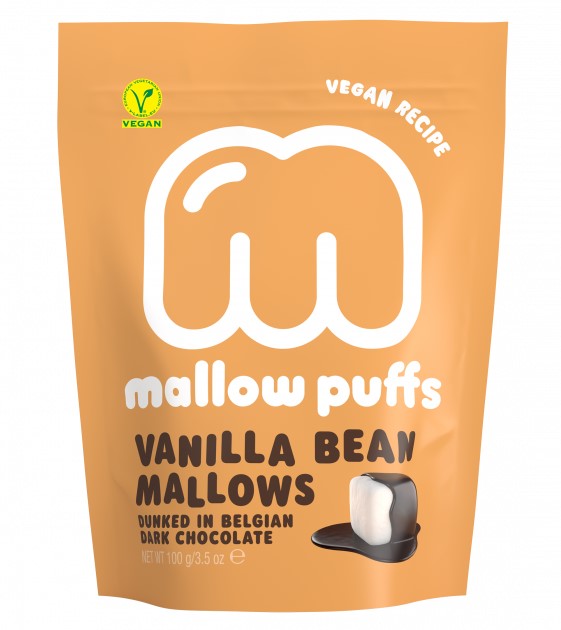 Vanilla Bean & Dark Choc Mallows, 100g