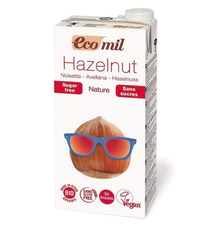 Ecomil, Hazelnut Drink Sugar Free, 1L
