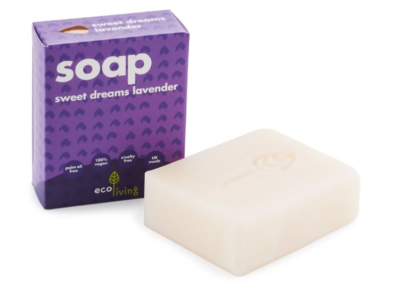EcoLiving, Lavender Handmade Soap, 100g