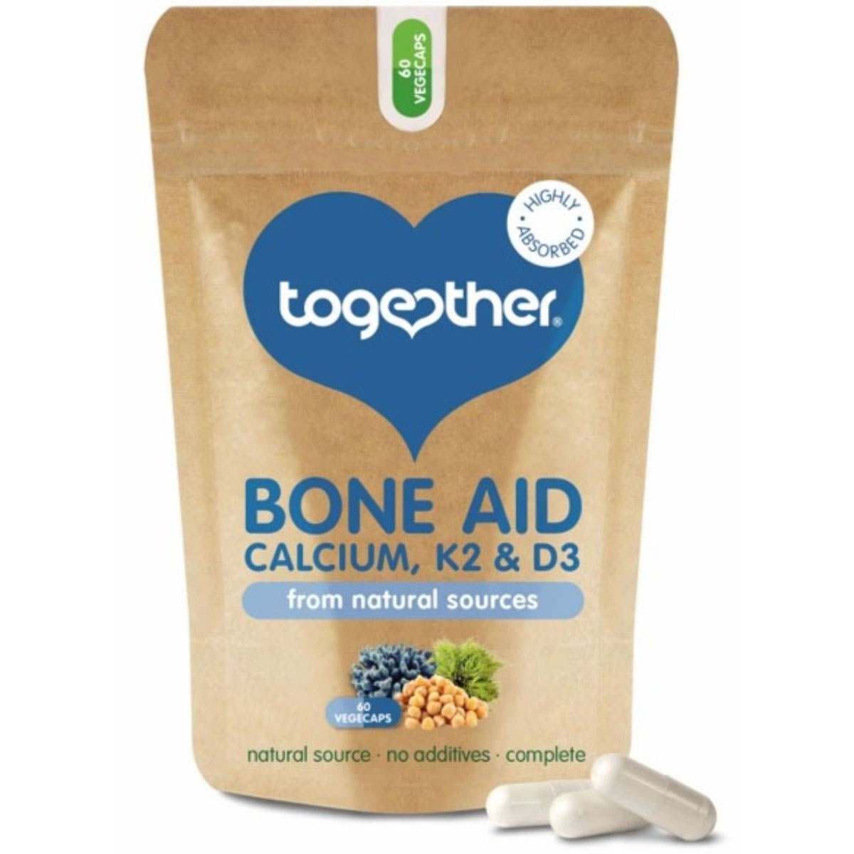 Together, Bone Health Food Supplement, 60 capsules