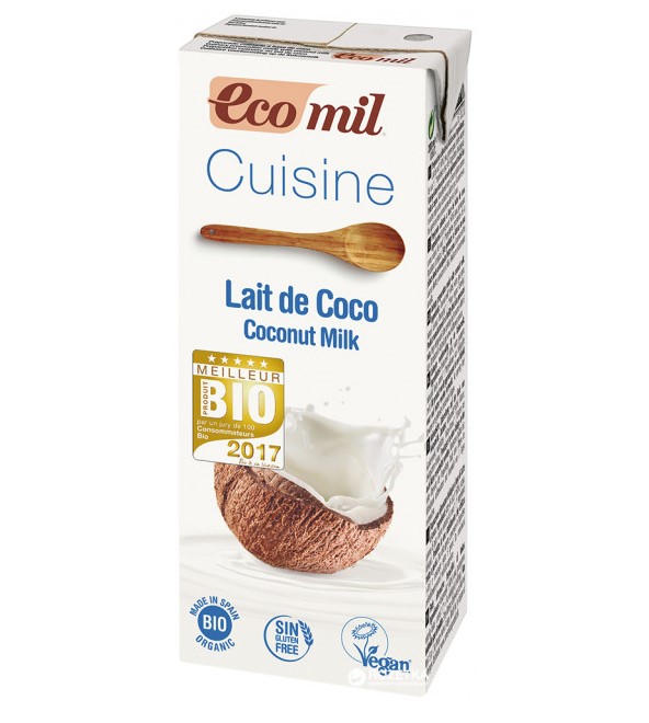 Ecomil, Cuisine Coconut Milk, 200ml