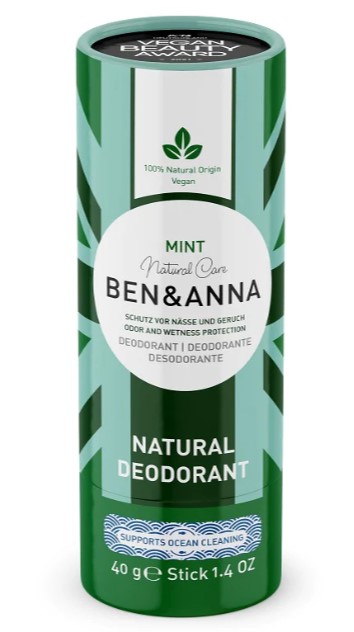 Ben&Anna, Natural Deodorant - Mint, 40g