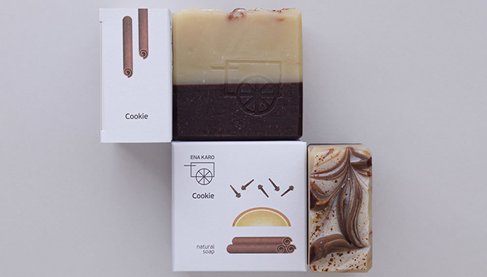 Ena Karo, Cookie Handmade Soap, 100g