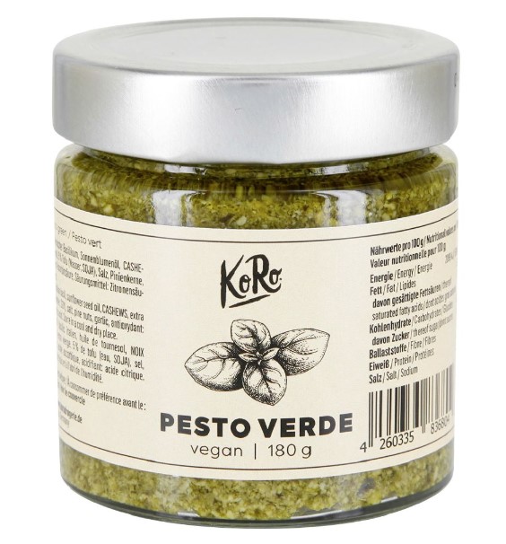 KoRo, Pesto with Tofu, Cashews & Italian Basil, 180g