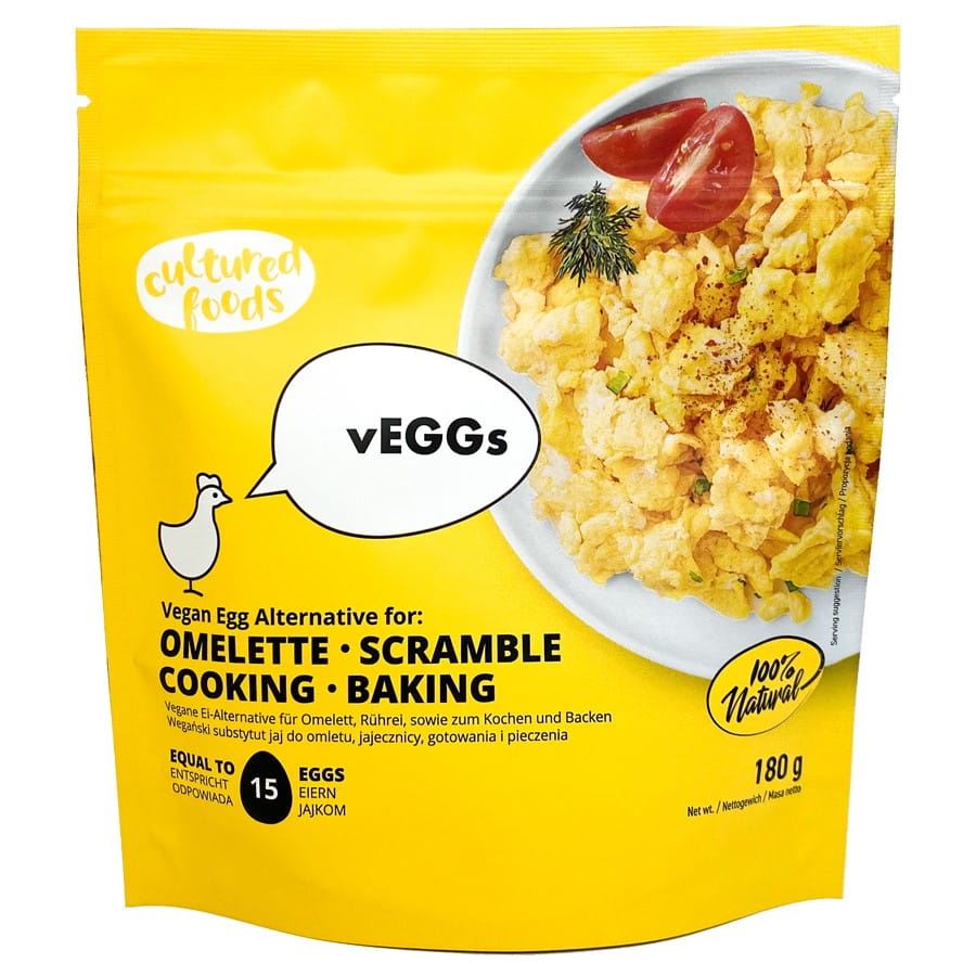 Cultured Foods, Egg Alternative for Omelette, Scramble & Cooking, 180g