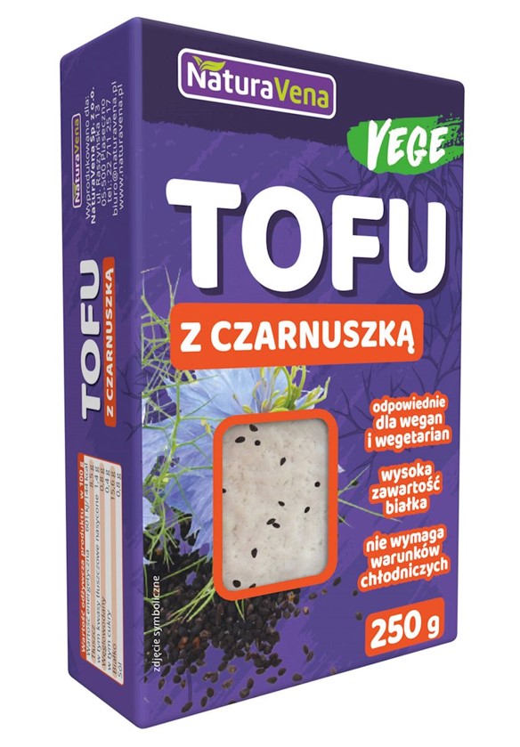 NaturaVena, Tofu with Black Cumin, 250g
