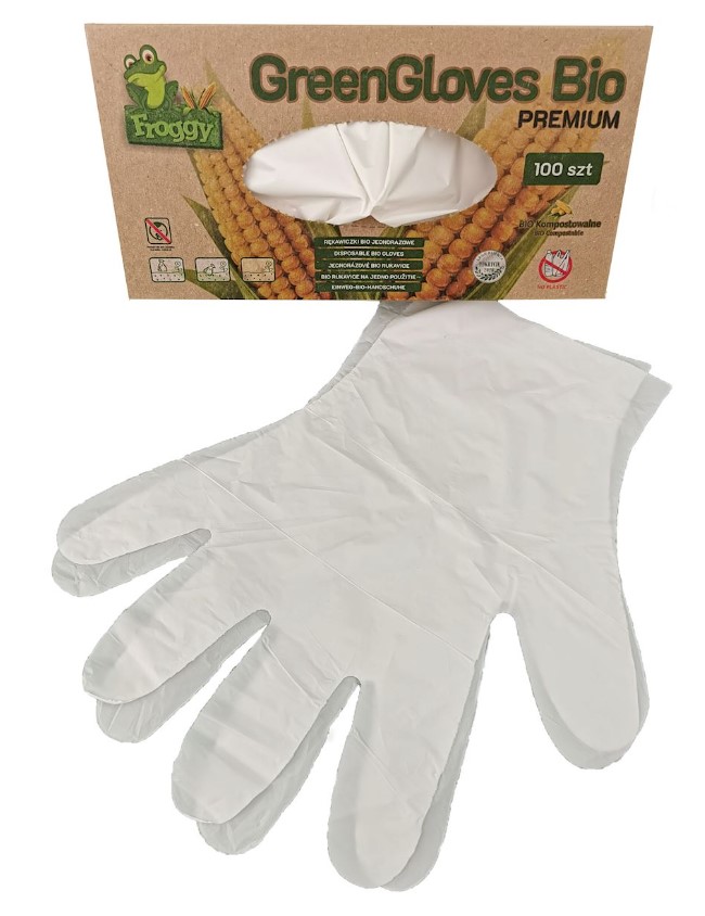Compostable Gloves, 100pcs