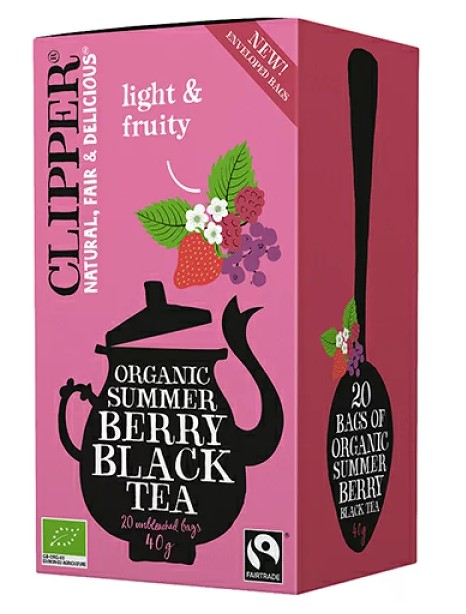 Clipper, Summer Berry Black Tea, 20 bags