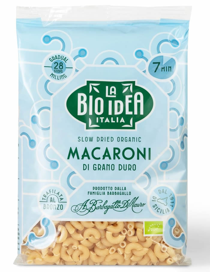 La Bio Idea, Macaroni Pasta Semolina - Slow Dried, 500g