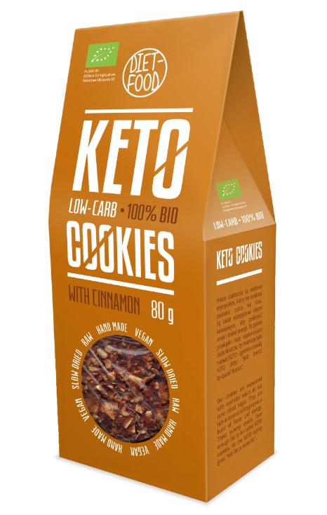 Diet-food, Keto Cookies with Cinnamon, 80g
