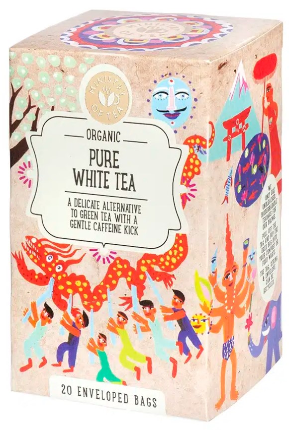 Ministry Of Tea, Pure White Tea, 20 bags