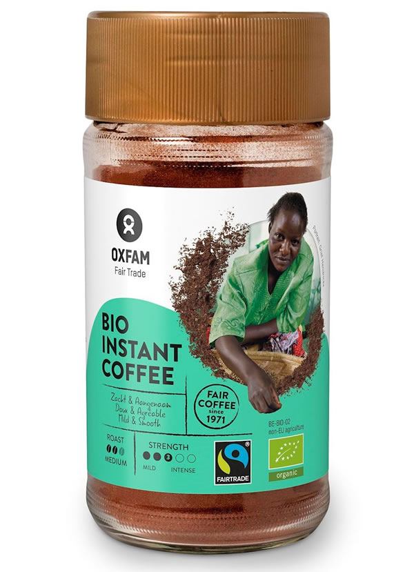 Oxfam, Instant Coffee Arabica & Robusta, 100g