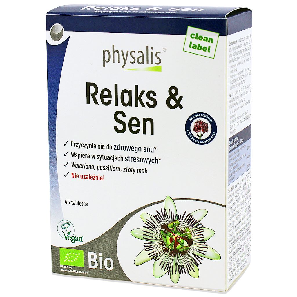 Physalis, Relax & Sleep, 45 tablets