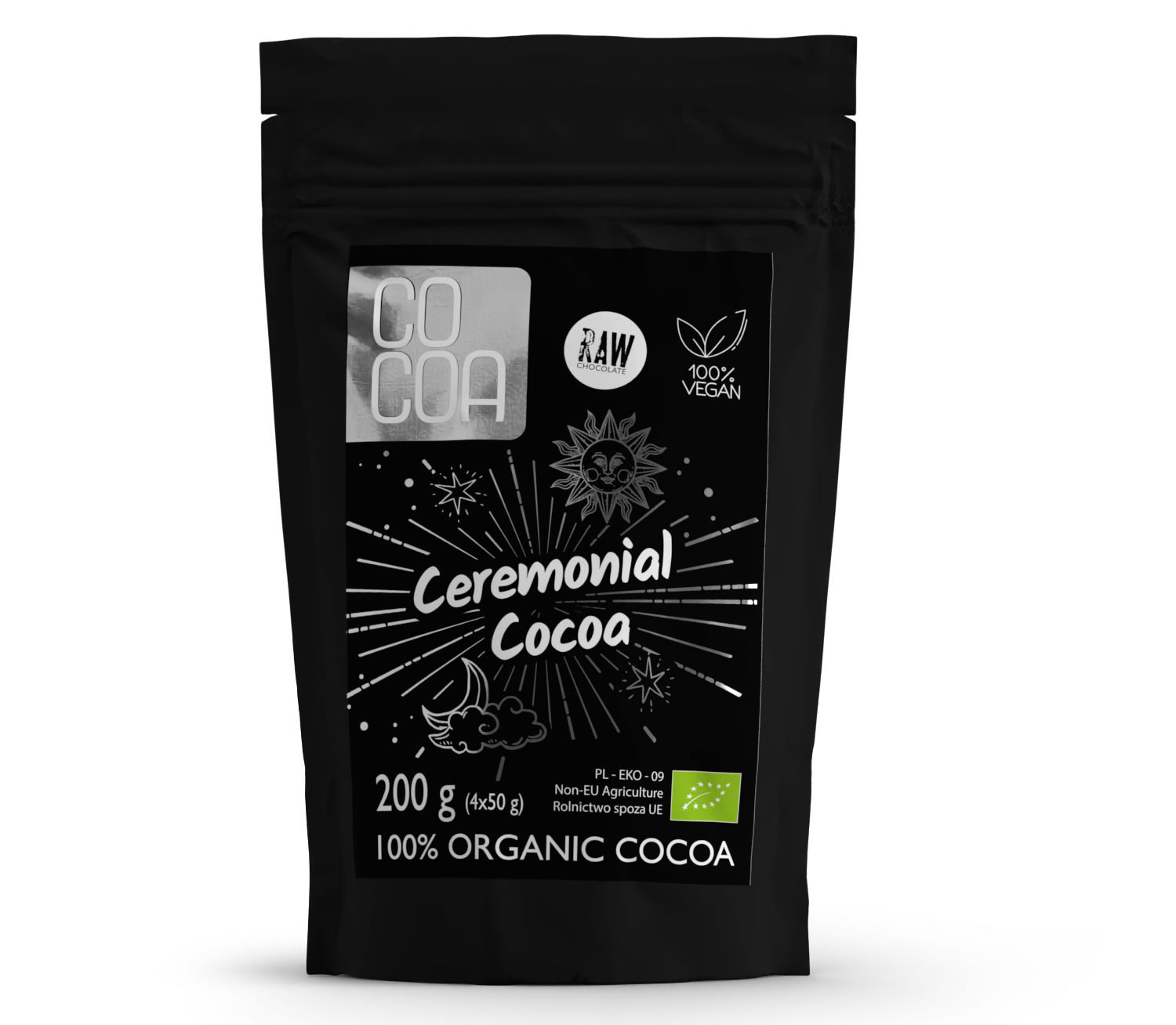 Ceremonial Cacao - Cacao Paste (4 x 50g), 200g