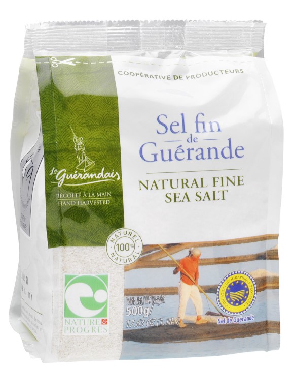 Le Guerandais, Natural Fine Celtic Sea Salt, 500g