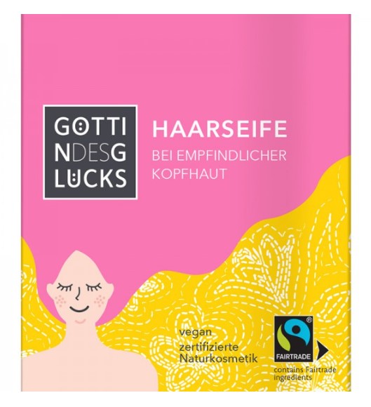 Goddess of Happiness, Hair Soap with Apricot Kernel Oil, 160g