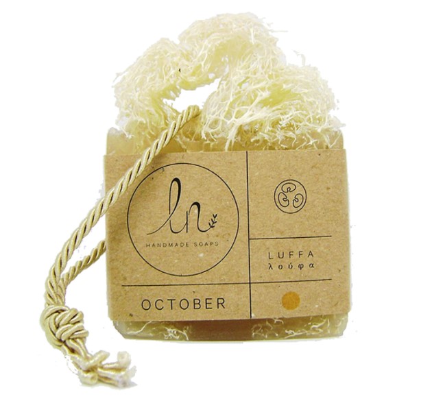 LN Handmade Soaps, The Luffa Natural Soap - October, 100g