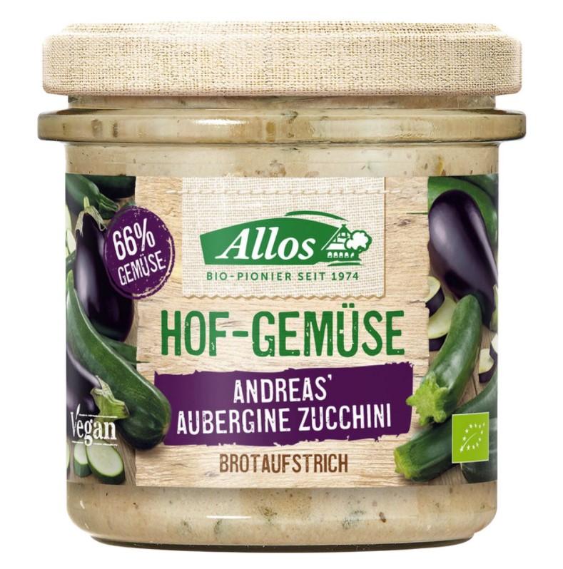 Allos, Eggplant Zucchini Spread, 135g