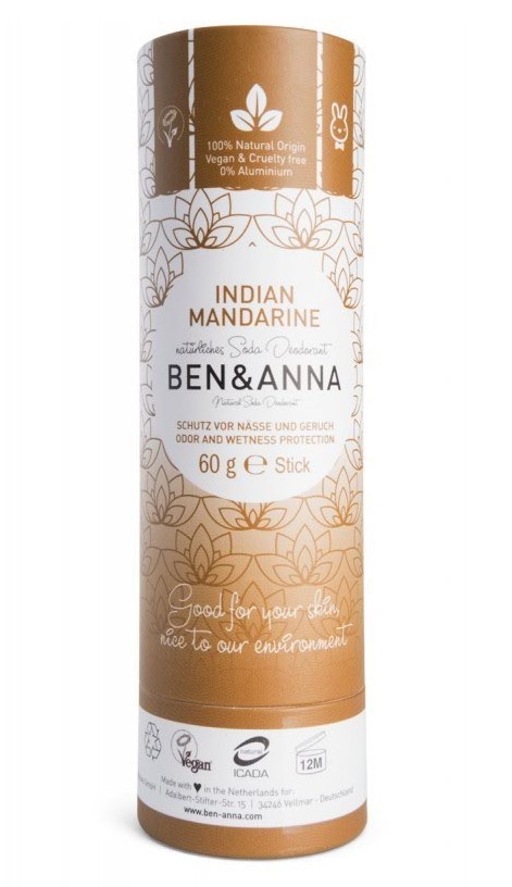 Ben&Anna, Indian Mandarine Deodorant Stick, 60g