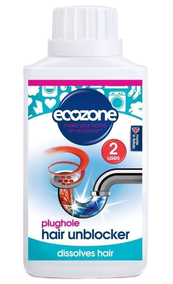 EcoZone, Plughole Hair Unblocker, 250ml