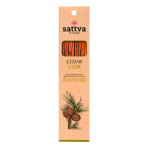 Sattva, Indian Cedar Incense (15pcs.), 30g