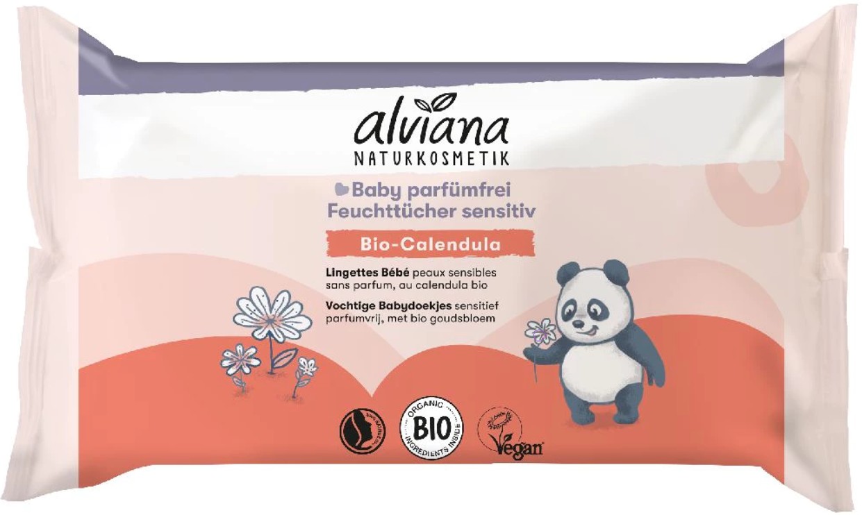 Alviana, Baby Sensitive Wet Wipes, Perfume-Free, 72pcs